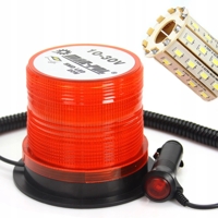 LED maják, výstražné světlo oranžové 40 x LED s magnetem 20W MAR-POL M82712...