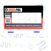 Sada sponek pro svářečku plastů 800 ks MAR-POL M66555 – Profesionální 800-díln...