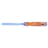 Truhlářské dláto s dřevěnou rukojetí 10 mm, CRV ocel – NEO Tools 37-810...