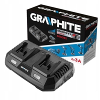 Nabíječka baterií 2 x 3A GRAPHITE Energy+ 58G085