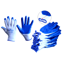 Pracovní rukavice nylon/nitril, vel. L 9 Satra S-GLOV9 12 kusů