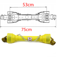 Kloubový hřídel na traktor (nastavitelná délka 75–90 cm, kardanová tyč, pro Zetor, Ursus, T25) – MAR-POL M85205