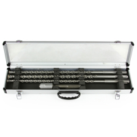 Sada dlouhých tyčových vrtáků SDS MAX (16, 20, 22 mm × 600 mm) + adaptér – MAR-POL M23575