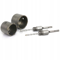 Sada korunkových vrtáků do zdiva SDS+ – průměry 65 a 80 mm – MAR-POL M225861