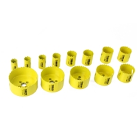 Sada BI-METAL korunkových vrtáků 19–76 mm – 17 dílů – MAR-POL M22575