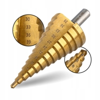 Stupňový vrták HSS s titanovým povlakem 4–39 mm – MAR-POL M22328