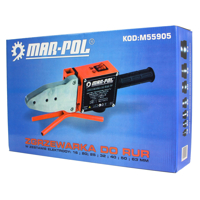 Polyfúzní svářečka na plastové trubky, 1500 W, univerzální pro PP, PE, PB – MAR-POL M55905
