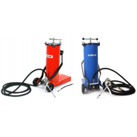 Nožní vysokotlaká maznice MAR-POL M78070 – 6 L, 25 MPa, hadice 4 m, robustní konstrukce