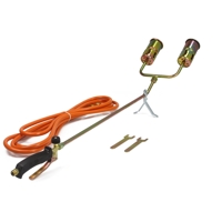 Dvojitý plynový hořák pro PB MAR-POL M78392 – 110 kW, 3 m hadice, regulace plamene