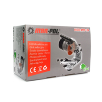 Elektrická bruska na pilové řetězy s LED a bezuhlíkovým motorem, 160 W, kotouč 145 mm – MAR-POL M79104