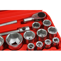 Profesionální nástrčné klíče, tanková gola sada 3/4'' a 1'' (21–65 mm), 6hranná – MAR-POL M58254