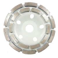 Diamantový brusný kotouč SEGMENT, 125 × 22,2 mm – MAR-POL M08783