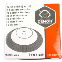 Čisticí drátěný kotouč pro křovinořez, 200 × 25,4 mm – MAR-POL M06971