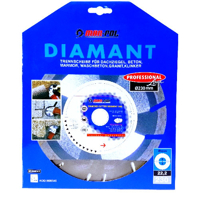 Diamantový kotouč 230 mm x 22.2 mm LASER – MAR-POL M08545