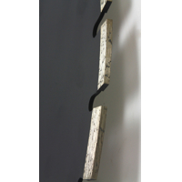 MAR-POL Řezný diamantový kotouč na asfalt – černý 350 mm x 10 mm x 25.4 mm – M08778