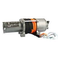 Akumulátorový lanový navíják pro ATV 12V 1814 kg Spider Winch, Syntetické lano RQ4000 MAR-POL M80800