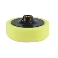 Žlutý lešticí kotouč z molitanu, 150 × 50 mm, závit M14 – MAR-POL M07911