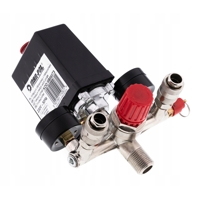 Tlakový spínač na kompresor 230V 8 bar 1fázový Typ T MAR-POL M806873T