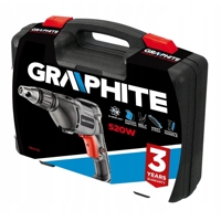Elektrický šroubovák GRAPHITE, 520 W, otáčky 0–4500/min – 58G791