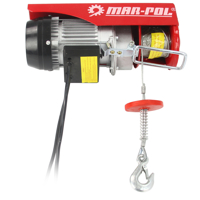 Elektrický lanový naviják 125/250 kg 230V MAR-POL M80788