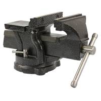 Svěrák 100 mm s kovadlinou - otočný 360 stupňů CATA M36008, M36010