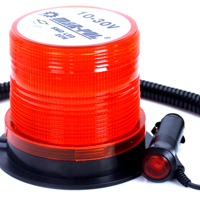 Oranžový LED výstražný maják s magnetem, 40× LED, 20 W – MAR-POL M82712