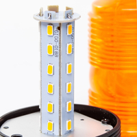 Oranžový LED výstražný maják s magnetem, 30× LED, 15 W – MAR-POL M82713