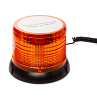 Oranžový LED výstražný maják s magnetem, 40× LED, 20 W – MAR-POL M82710