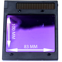 Samostmívací svařovací kukla F2 QUICK GLASS (5.2'') 100 x 83 mm MAR-POL M79387