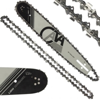Vodicí lišta pro řetězovou pilu + 2x řetěz 16″ (40 cm, 66 článků, 0.325″, 1.5 mm) – MGP-40S M86669
