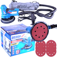Dedra bruska na sádrokarton a sádrové omítky 180 mm LED osvětlení 750 W - DED7764