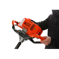 Benzinový zemní vrták pro jednoho – sada 100/150/200 mm s prodloužením, půdní vrták Demon M84000/3