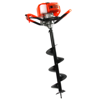 Benzinový zemní vrták pro jednoho – sada 100/150/200 mm s prodloužením, půdní vrták Demon M84000/3