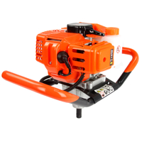 Benzinový zemní vrták pro jednoho – sada 100/150/200 mm s prodloužením, půdní vrták Demon M84000/3