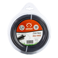 Zesílená žací struna DUAL POWER s ocelovým lankem, 2,4 mm × 50 m Demon – M84103