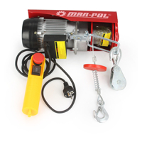 Elektrický lanový naviják, nosnost 150/300 kg, výkon 550 W MAR-POL – M80789
