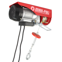 Elektrický lanový naviják, nosnost 150/300 kg, výkon 550 W MAR-POL – M80789