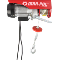 Elektrický lanový naviják, nosnost 150/300 kg, výkon 550 W MAR-POL – M80789