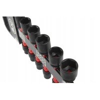 12 dílná sada krátkých rázových klíčů 1/2″, 11–27 mm × 38 mm BJC – M58273