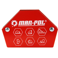 Magnetický svařovací úhelník šestihranný, nosnost 11,25 kg MAR-POL – M79412