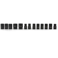 13 dílná sada krátkých kovaných nástrčných rázových klíčů 1/2″, 10–24 mm MAR-POL – M58257