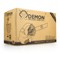 Benzínový vysavač foukař na listí s kovovým drtičem Demon M88175