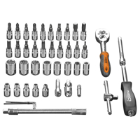 Gola sada 1/4'' CrV, Sada nástrčných klíčů 46 dílná sada NEO Tools NEO 08-660