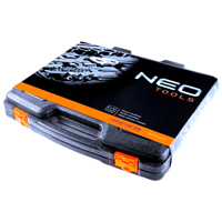 Sada nástrčných klíčů 1/4″ a 1/2″ CrV, 126 dílů NEO Tools – 08-667