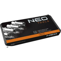 Rychloupínací stahovák na čepy a poškozené šrouby, sada 4 kusů (6, 8, 10, 12 mm) NEO Tools – 09-608