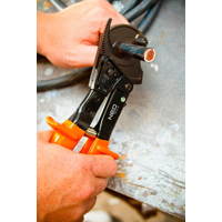 Ráčnové nůžky na hliníkové a měděné kabely 250 mm PROFI NEO Tools 01-516