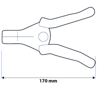 Automatický stahovač izolace z elektrických kabelů, rozsah práce 1-3.2 mm² NEO 01-520