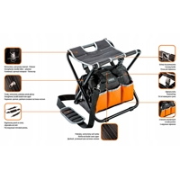 Montérská židle s brašnou NEO Tools – 84-306