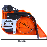 Kryt řetězu s brzdou pro pilu Demon CS-58T – M8313255CS