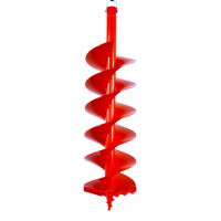 Vrták do země dvojitá spirála Ø 200 × 800 mm pro motorový zemní vrták – DEMON M83164